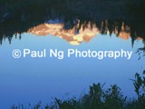 CWY-001 -  Gannett Peak, Wyoming's highest, reflected in Echo Lake