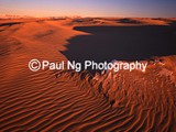 CWY-048 - Winter Moon Rise,  Killpecker Sand Dunes